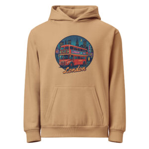 Sudadera Hoodie "London Golden Hour" – Edición Teñida Retro - Imagen 1