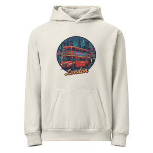 Sudadera Hoodie "London Golden Hour" – Edición Teñida Retro - Imagen 3
