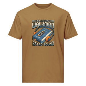 Camiseta unisex de jersey fino Retro Walkman