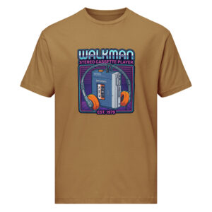Camiseta unisex de jersey fino Retro Walkman - Imagen 3