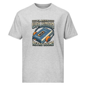 Camiseta unisex de jersey fino Retro Walkman - Imagen 4