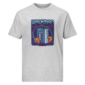 Camiseta unisex de jersey fino Retro Walkman - Imagen 4