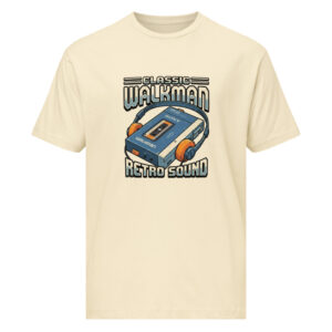 Camiseta unisex de jersey fino Retro Walkman - Imagen 6