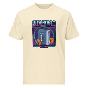 Camiseta unisex de jersey fino Retro Walkman - Imagen 6