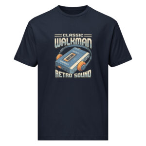 Camiseta unisex de jersey fino Retro Walkman - Imagen 3