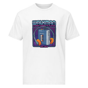 Camiseta unisex de jersey fino Retro Walkman - Imagen 7