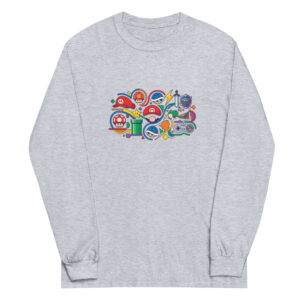 Camiseta manga larga hombre Iconos del Gaming - Imagen 10