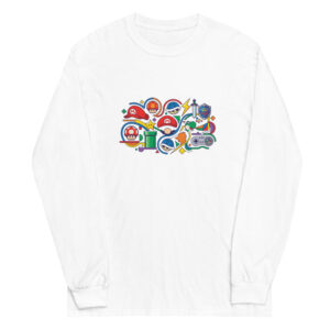 Camiseta manga larga hombre Iconos del Gaming - Imagen 15