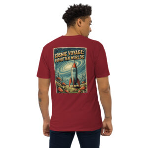 Camiseta gruesa hombre Diseño Vintage Espacial - Imagen 4