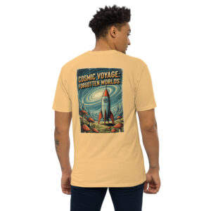 Camiseta gruesa hombre Diseño Vintage Espacial - Imagen 7