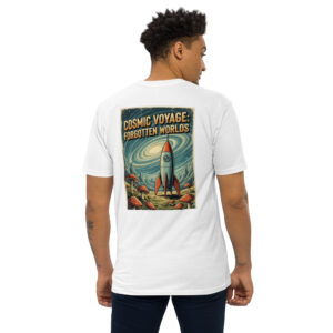 Camiseta gruesa hombre Diseño Vintage Espacial - Imagen 1