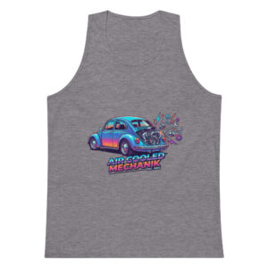 Camiseta de tirantes premium hombre Coche Escarabajo Estilo 80s - Imagen 9