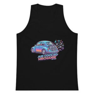 Camiseta de tirantes premium hombre Coche Escarabajo Estilo 80s - Imagen 2
