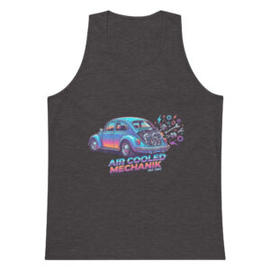 Camiseta de tirantes premium hombre Coche Escarabajo Estilo 80s - Imagen 1