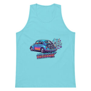 Camiseta de tirantes premium hombre Coche Escarabajo Estilo 80s - Imagen 11