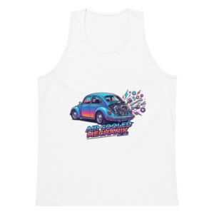 Camiseta de tirantes premium hombre Coche Escarabajo Estilo 80s - Imagen 13