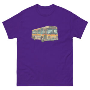 Camiseta Clásica Unisex "Old School Journey" – El Bus Icono de los 80 - Imagen 5