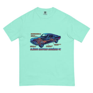 Camiseta gruesa teñida unisex Ford Mustang 1967 - Imagen 17