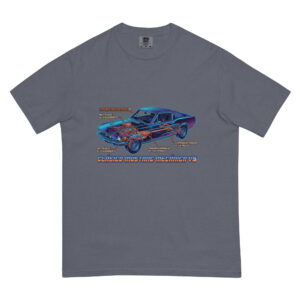 Camiseta gruesa teñida unisex Ford Mustang 1967 - Imagen 9
