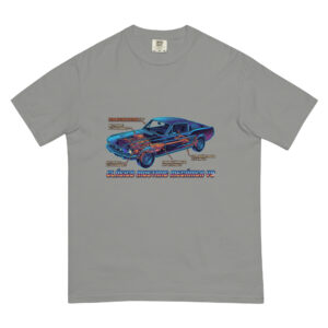 Camiseta gruesa teñida unisex Ford Mustang 1967 - Imagen 14