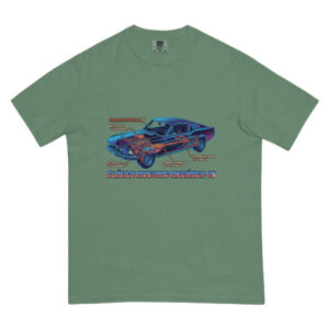 Camiseta gruesa teñida unisex Ford Mustang 1967 - Imagen 12