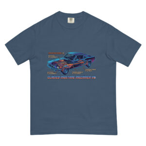 Camiseta gruesa teñida unisex Ford Mustang 1967 - Imagen 5
