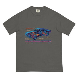 Camiseta gruesa teñida unisex Ford Mustang 1967 - Imagen 7