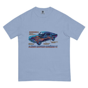 Camiseta gruesa teñida unisex Ford Mustang 1967 - Imagen 16
