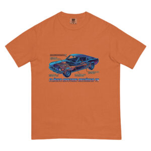 Camiseta gruesa teñida unisex Ford Mustang 1967 - Imagen 13