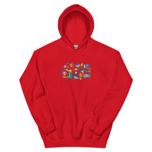 Sudadera con capucha unisex Iconos del Gaming - Imagen 6