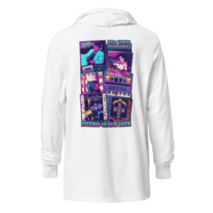 Camiseta de manga larga con capucha 80s Vinyl Reimagined - Imagen 6