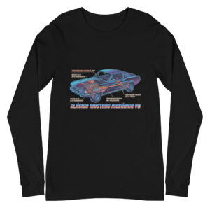 Camiseta manga larga unisex Ford Mustang 1967 - Imagen 3