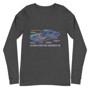 Camiseta manga larga unisex Ford Mustang 1967 - Imagen 8