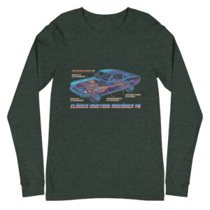 Camiseta manga larga unisex Ford Mustang 1967 - Imagen 7