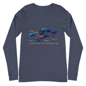 Camiseta manga larga unisex Ford Mustang 1967 - Imagen 9