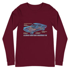 Camiseta manga larga unisex Ford Mustang 1967 - Imagen 5