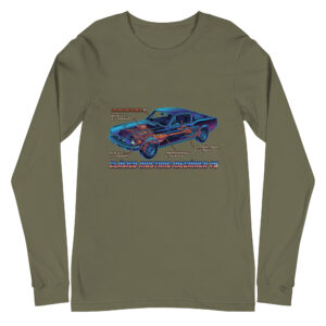 Camiseta manga larga unisex Ford Mustang 1967 - Imagen 11