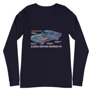 Camiseta manga larga unisex Ford Mustang 1967 - Imagen 4