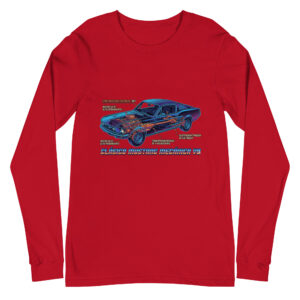 Camiseta manga larga unisex Ford Mustang 1967 - Imagen 6
