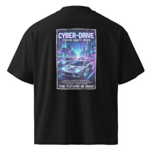 Camiseta Oversize CYBER-DRIVE TOKYO 2049 - Imagen 3