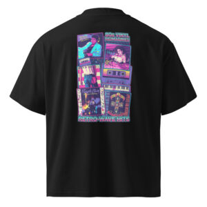 Camiseta Oversize Retro Wave - Imagen 3
