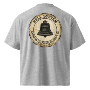 Camiseta Oversize Orgánica de Cuello Alto Unisex – Edición Vintage Americana - Imagen 3