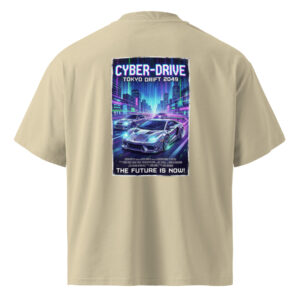 Camiseta Oversize CYBER-DRIVE TOKYO 2049 - Imagen 5