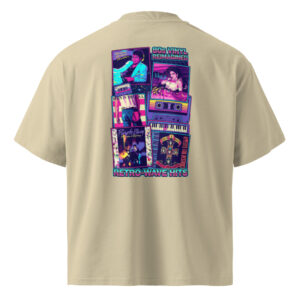 Camiseta Oversize Retro Wave - Imagen 4