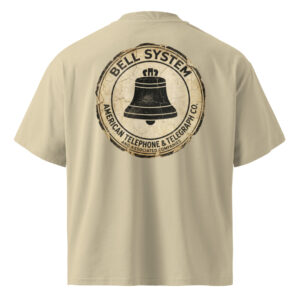 Camiseta Oversize Orgánica de Cuello Alto Unisex – Edición Vintage Americana - Imagen 4