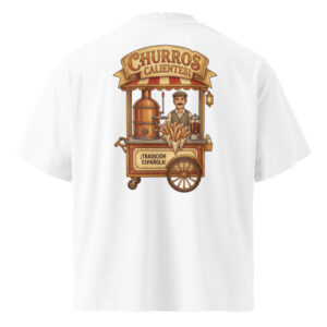 Camiseta Oversize Orgánica Diseño Retro de Tradición Española - Imagen 5