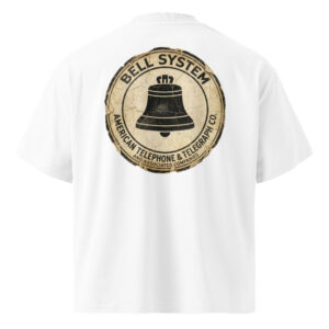 Camiseta Oversize Orgánica de Cuello Alto Unisex – Edición Vintage Americana - Imagen 5