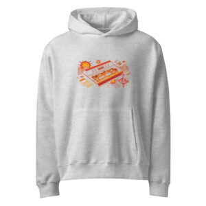 Sudadera con capucha gruesa oversize Consola Clásica 80s - Imagen 9