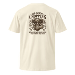 Camiseta Clásica Biker: OLD SCHOOL CHOPPERS - Imagen 4