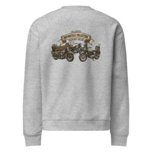 Sudadera unisex de cuello redondo y relax Classic Motorcycle Collection - Imagen 4